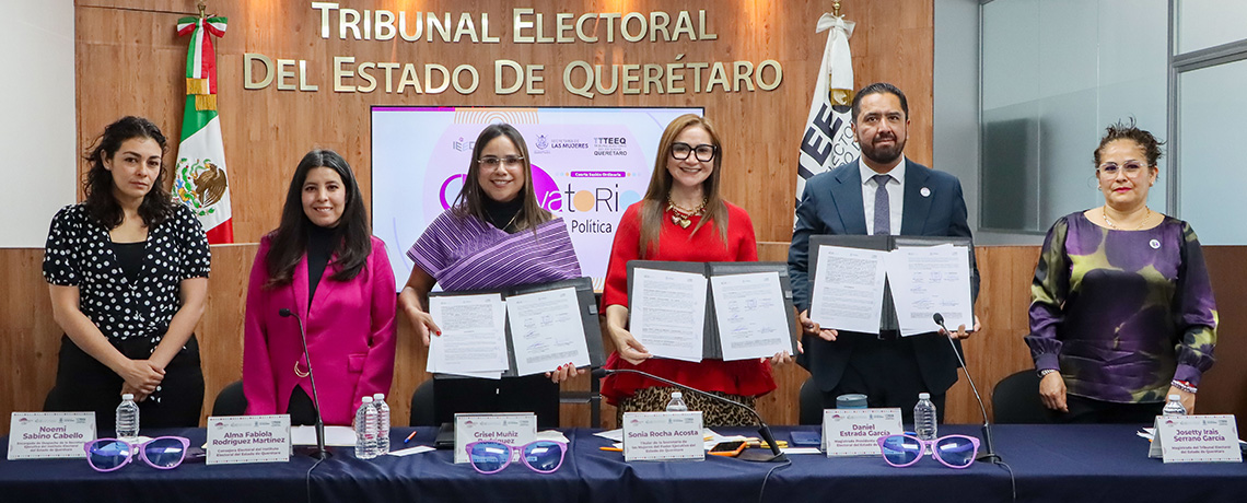 Toma protesta nueva integración del Observatorio de Participación Política de las Mujeres en Querétaro